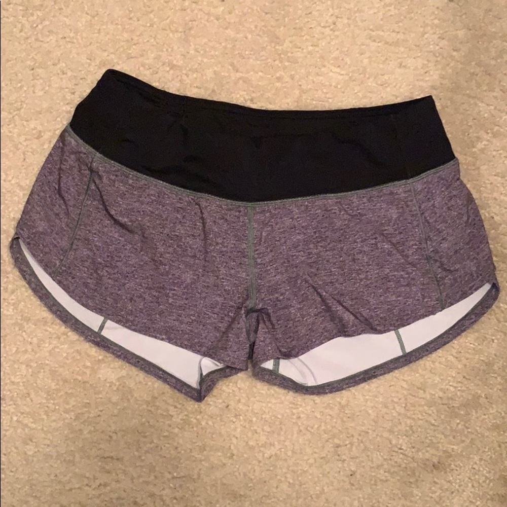 Lululemon speed shorts